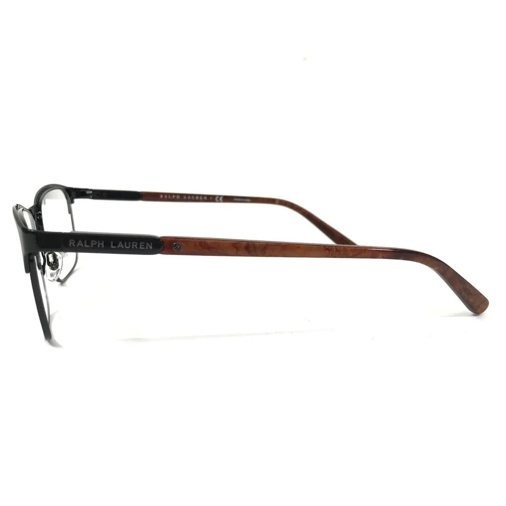 Ralph Lauren Eyeglasses Frames RL5100 9003 Black Brown Horn Square 53-18-145